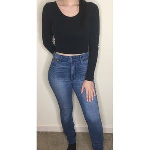 ** Abercrombie & Fitch Mid Rise Jeans **